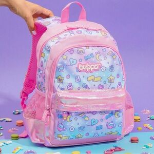 Blippo Harajuku Pink Junior Backpack + Drink Water Bottle